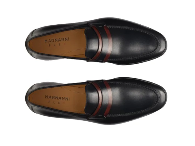 DANIEL LOAFER- BLACK/MIDBROWN - Image 3