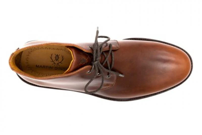 OLD ROW OILED LEATHER CHUKKA BOOT - CIGAR - Image 4