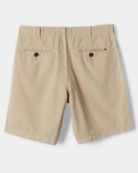 PIMA COTTON CHINO SHORT - KHAKI - Image 4
